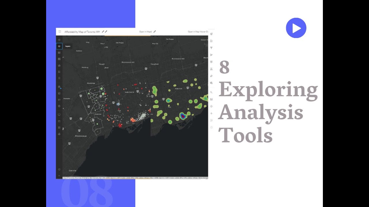 Analysis Tools in ArcGIS Online
