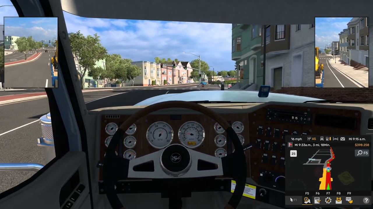 American Truck Simulator - mit der Wanderdüne durch San Francisco...