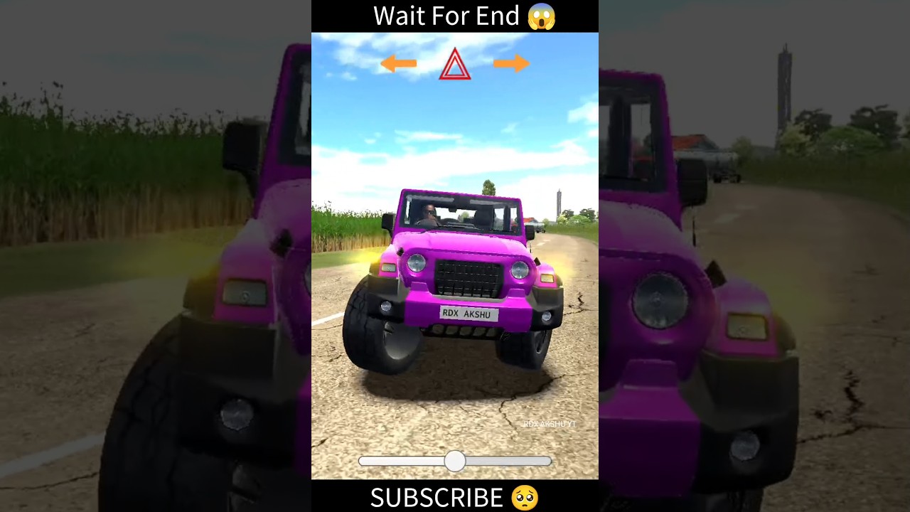 Modified Mahindra Thar 😈 - Jeep Driving Game | Gadi vala game  