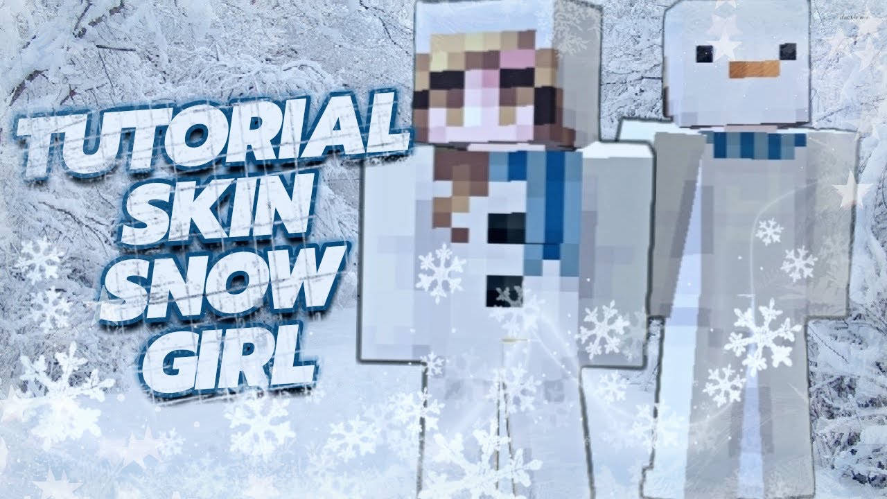 TUTORIAL: Skin Snow Girl (Pixel Gun 3D) - Free Copy 🌨