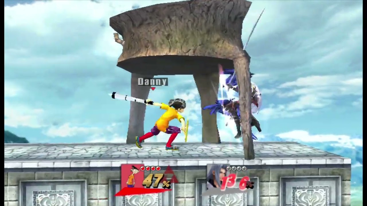 SSBB Pikezer's BrawlEX Double D(Me) VS Sephiroth