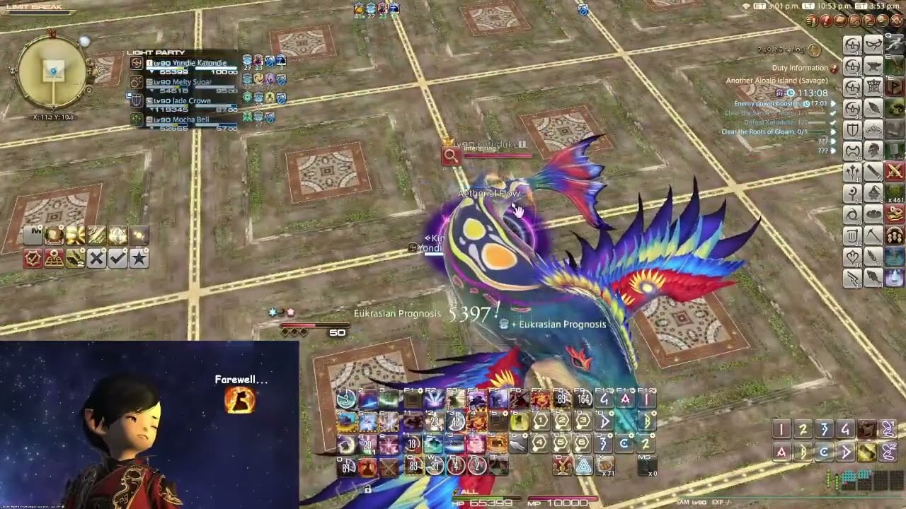 FFXIV Criterion Another Aloalo Island (Savage) - Speedkill - SAM POV  (6.55)