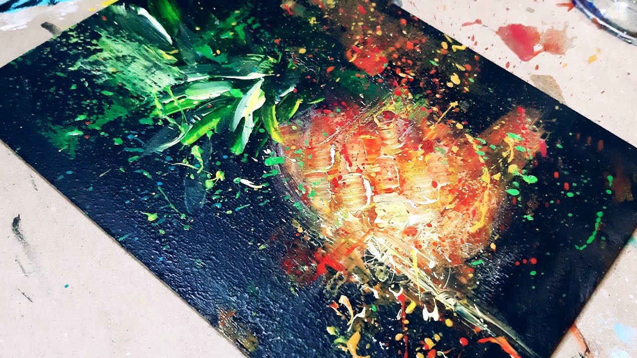 АНАНАС |Рисуем фрэш✌Стильно, быстро, просто красками🎨