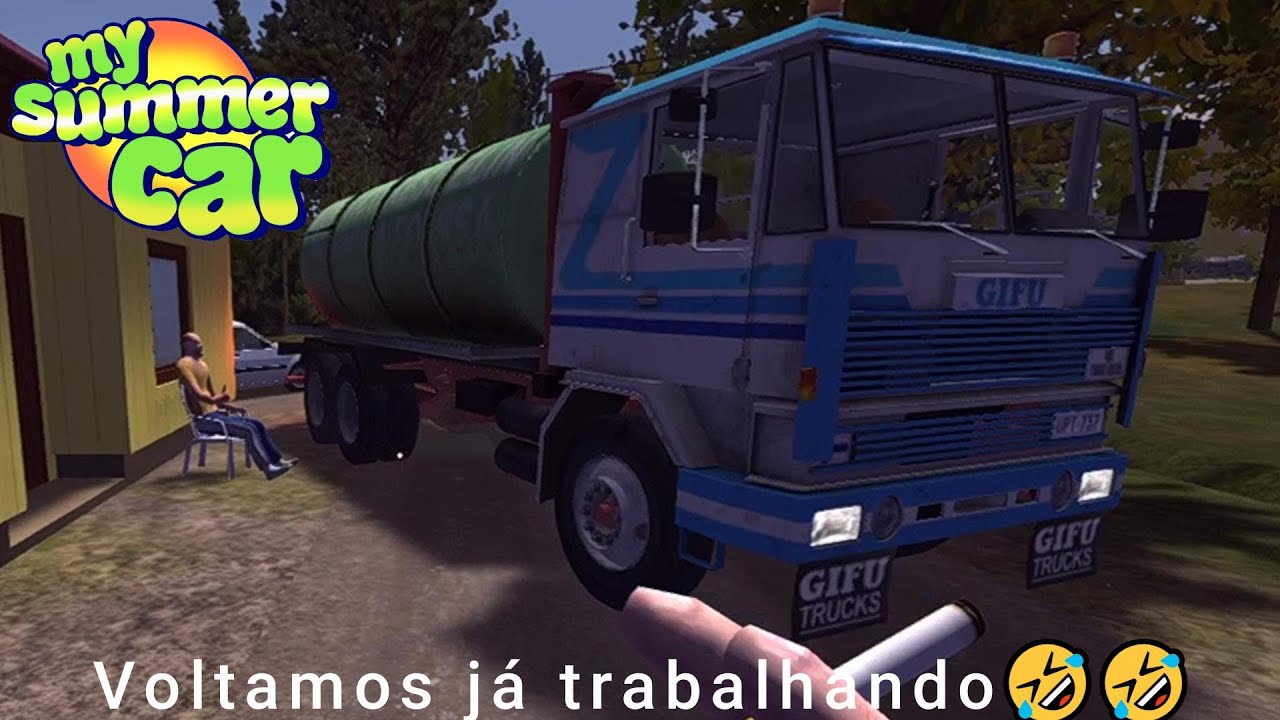 Voltamos das férias trabalhando🤣🤣 My Summer Car#77