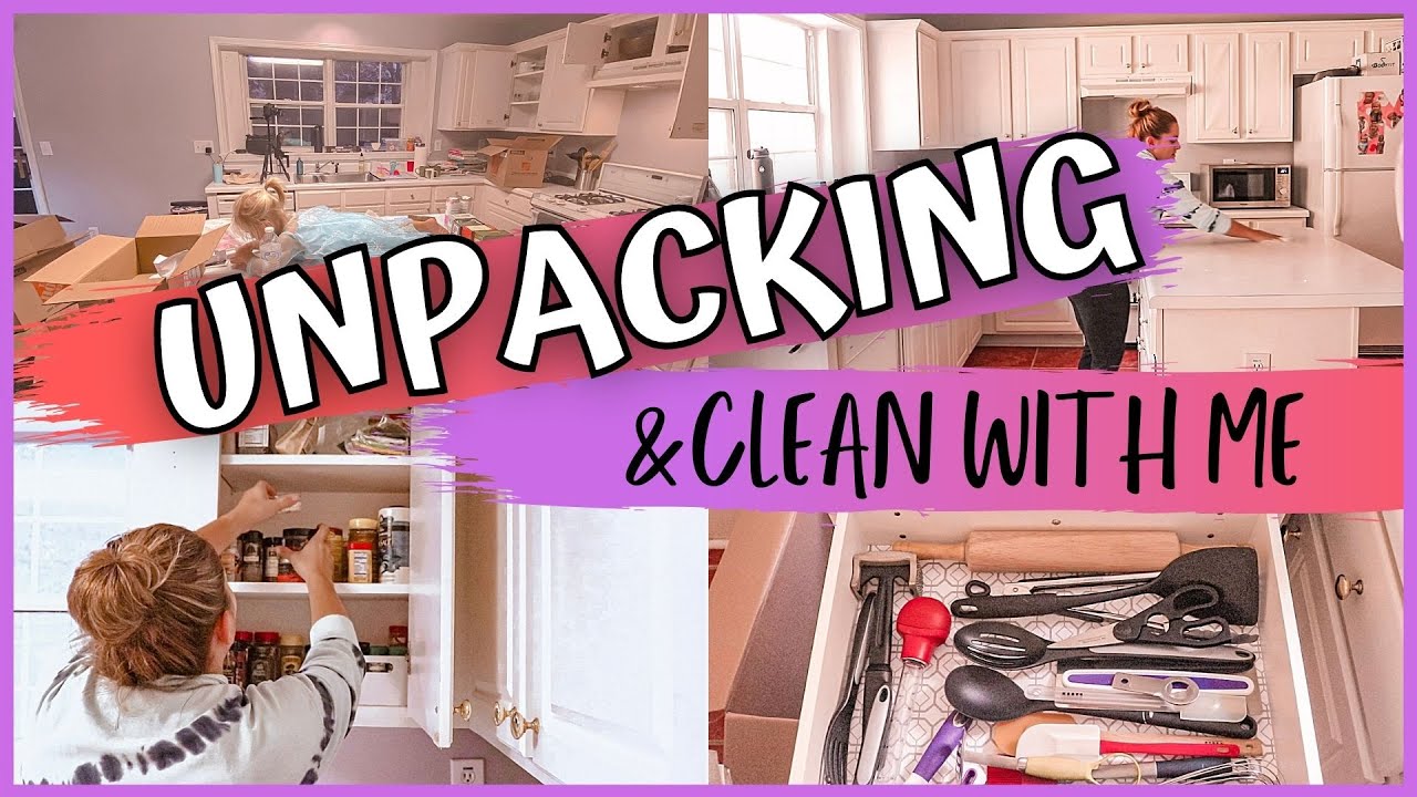 Unpacking the Kitchen | Cleaning Motivation | Organizing