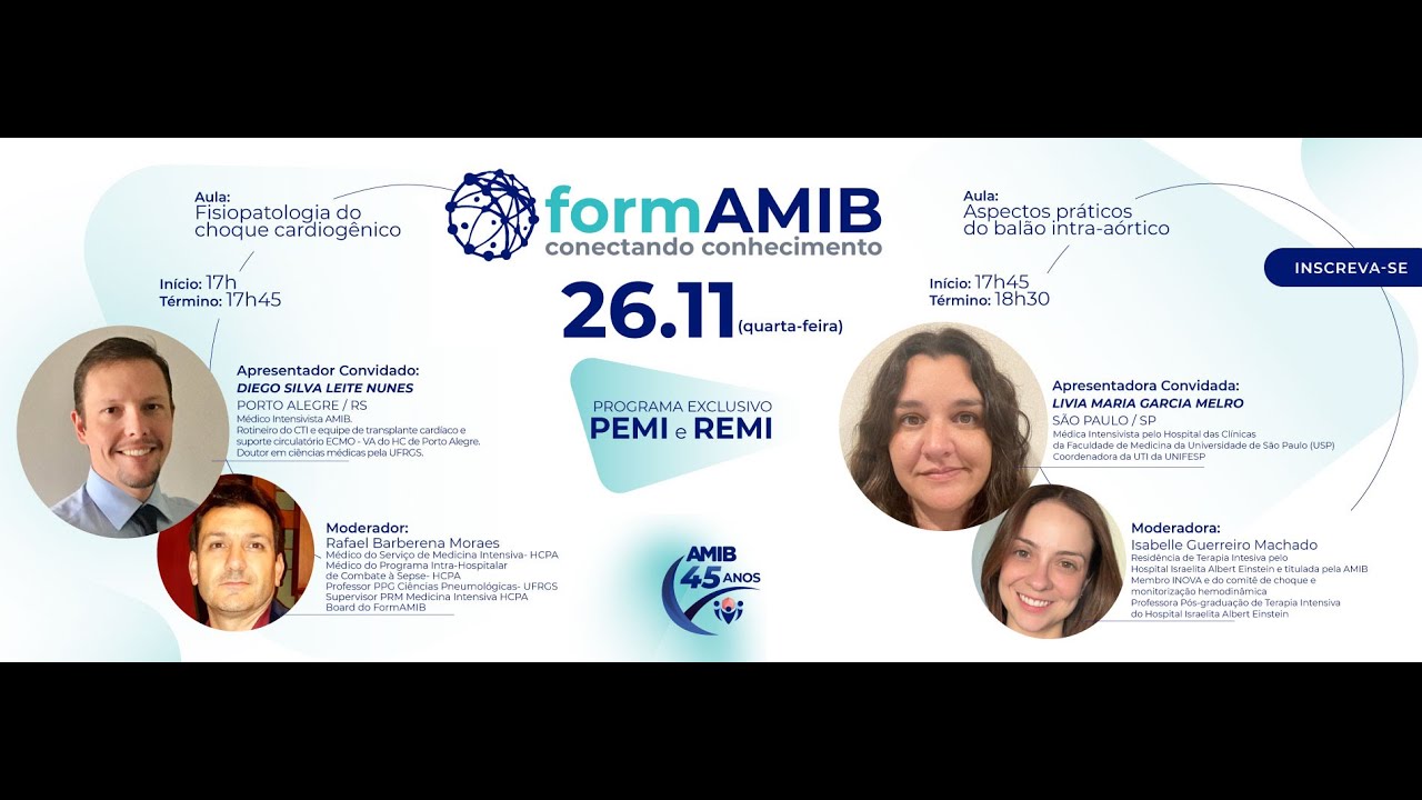 formAMIB -Cardiointensivismo -Fisiopatologia do choque cardiogênico + balão intra-aórtico 26.11.2025