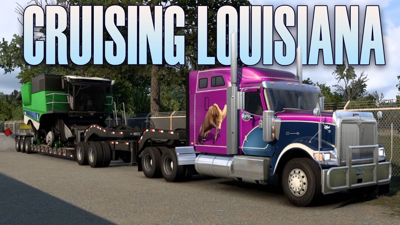 ATS | Путешествие по Луизиане | Американский симулятор грузовиков | Эпизод 131