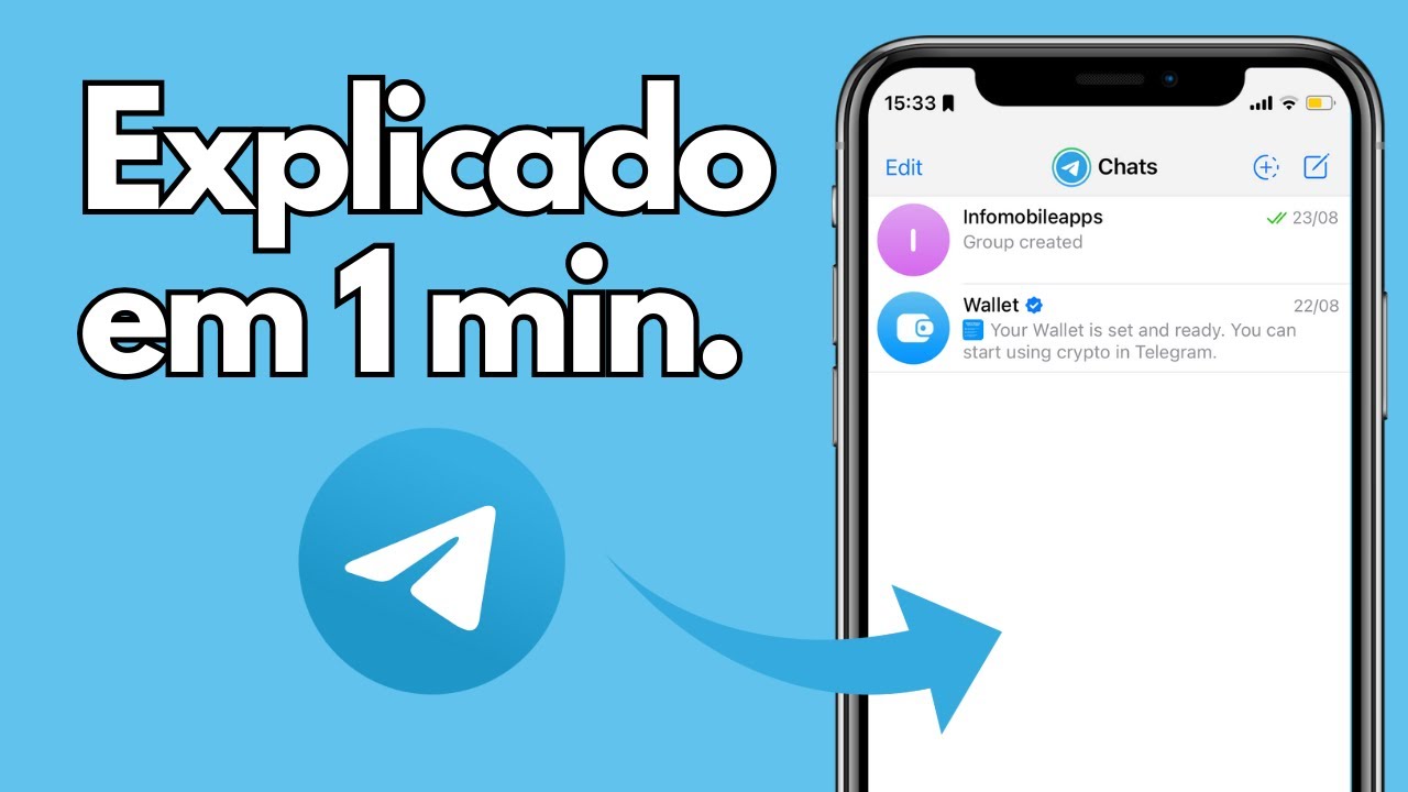 Como escanear um c&oacute;digo QR no Telegram