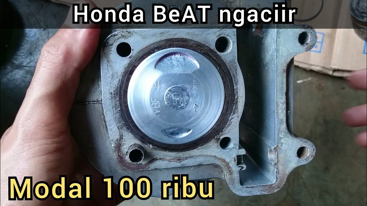 BeAT ngaciir pake piston Vario 110
