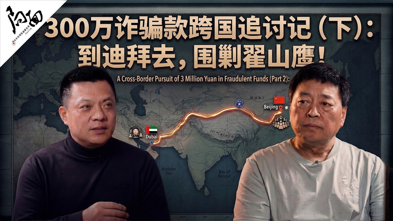 300万诈骗款跨国追讨记（下）： 到迪拜去，围剿翟山鹰！｜局面访谈20260321