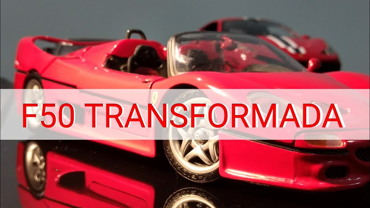 FERRARI F50 1:18 TRANSFORMADA PELA AO RABONI - AO RABONI #9