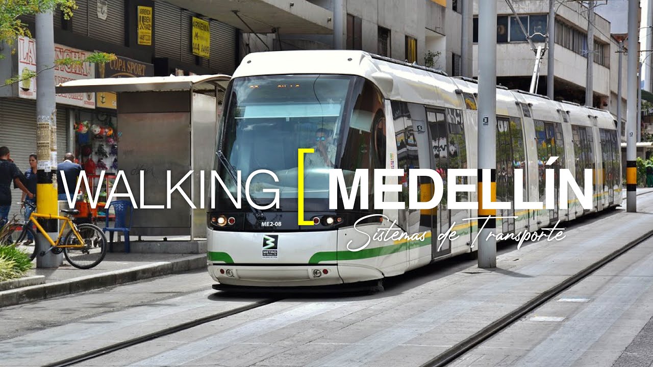 [4K] Walking Medellín, Colombia. (SITVA) Sist. Integrado de Transporte Masivo del Valle de Aburrá