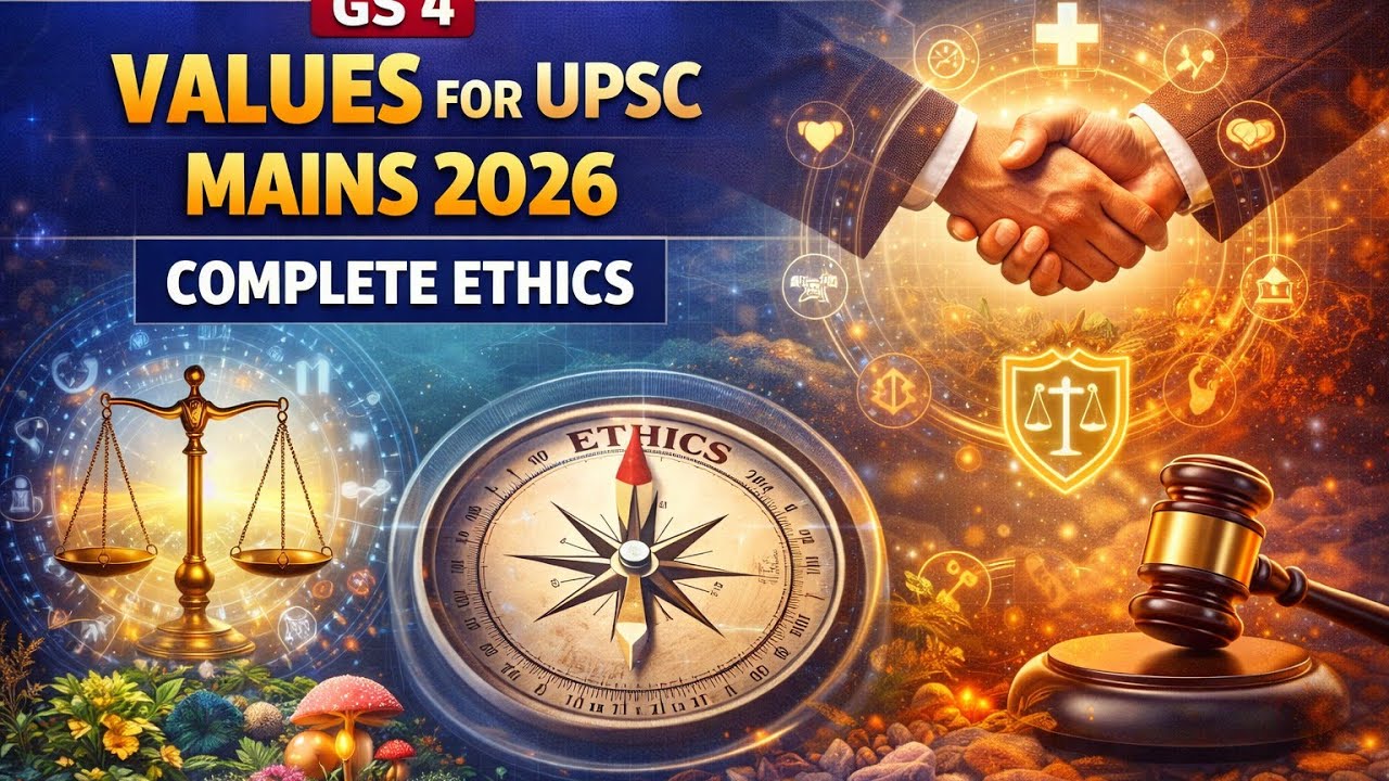 L10 | Complete Ethics for UPSC 2026 | GS 4 | Values | UPSC Mains 2026 