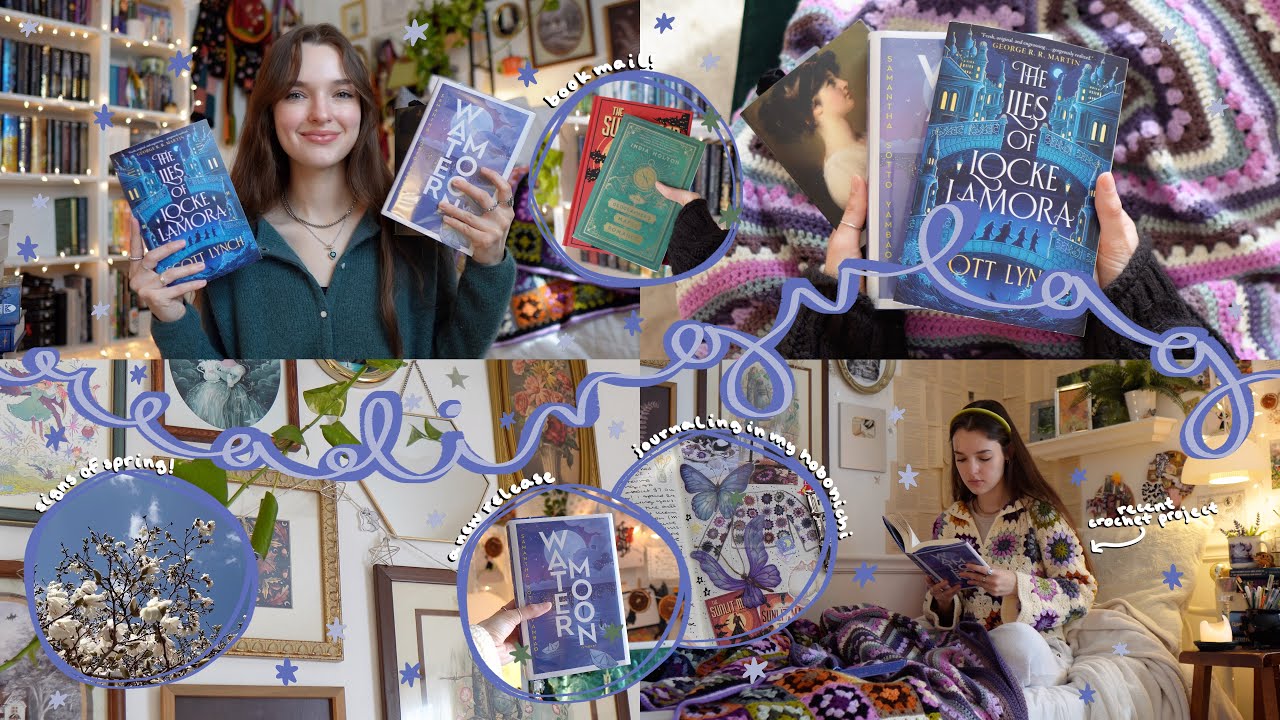 READING VLOG | a fantasy staple, a new release + finishing a crochet project🦋