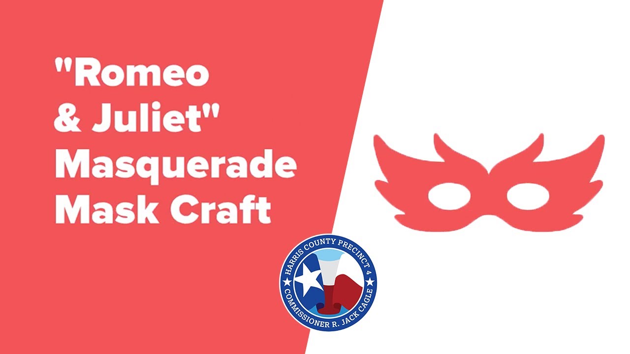 Shakespeare DIY | Romeo & Juliet Mask