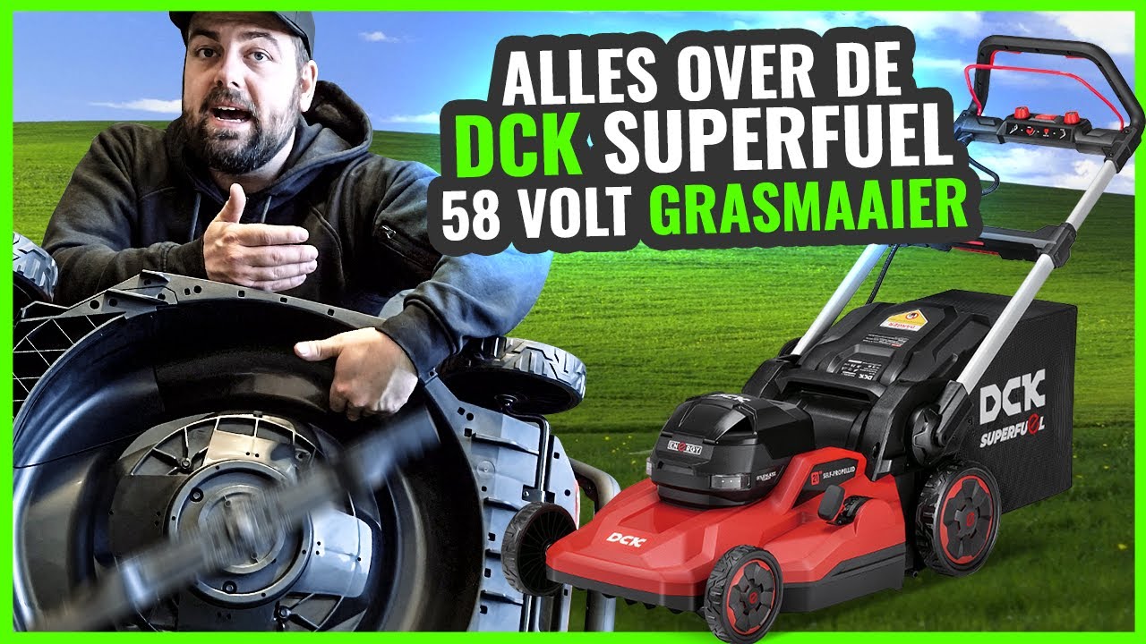 Alles over de DCK SUPERFUEL 58V Grasmaaier
