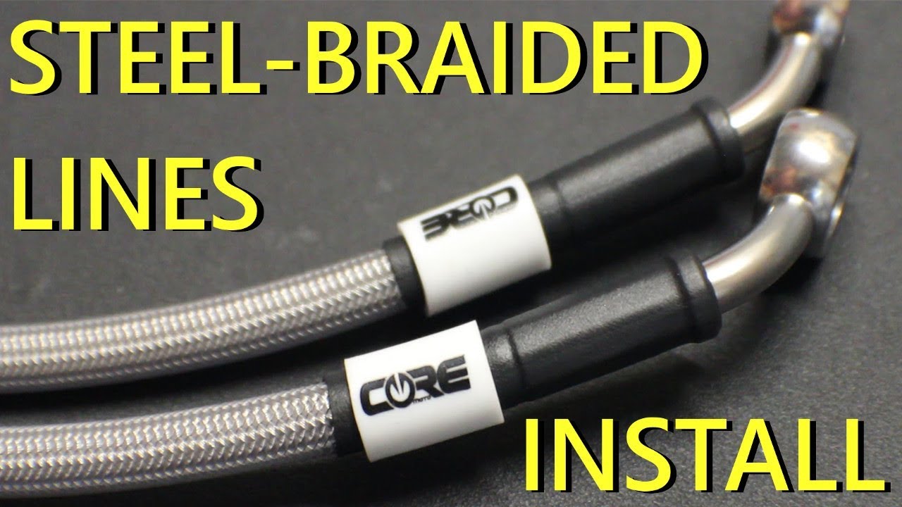 How to Install Motorcycle Steel-Braided Brake Lines