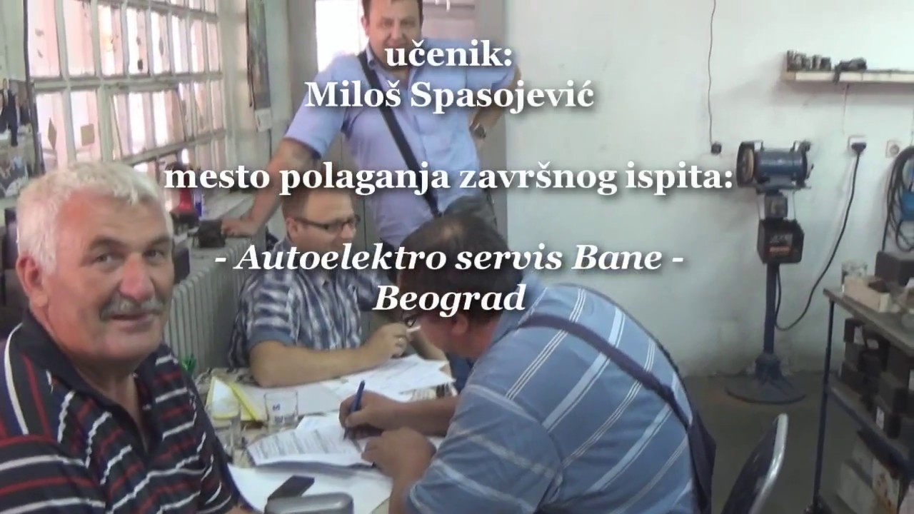 Završni ispit - autoelektričar - Tehnička škola GSP 2015.