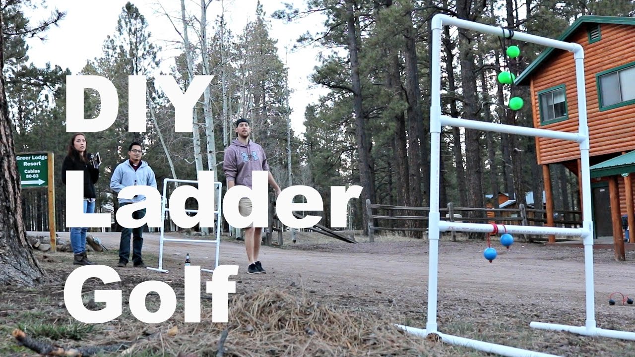 DIY Ladder Golf Build