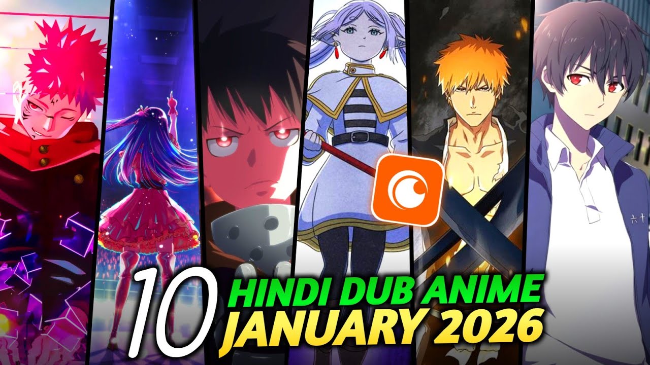 Top 10 Hindi Dub Anime Of JAN 2026