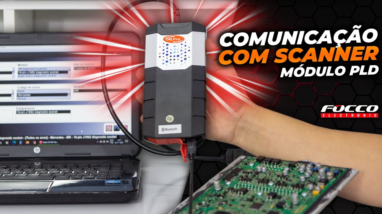 Como ligar o Scanner no Módulo Mercedes PLD MR