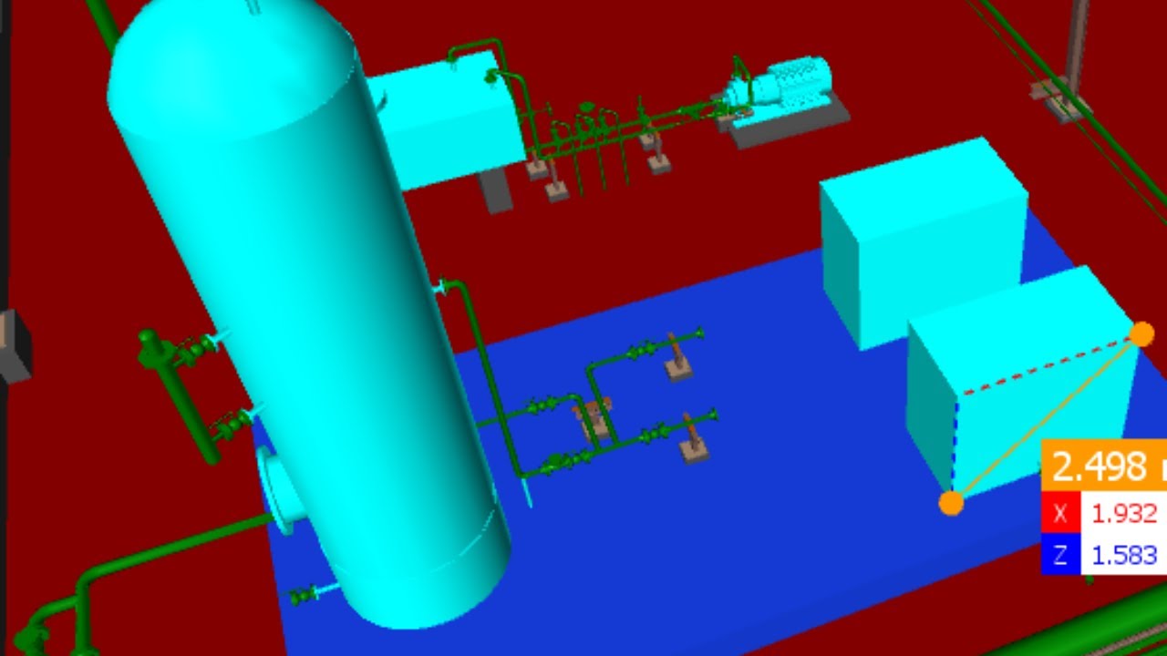 Equipment Foundation Model with Staad.pro