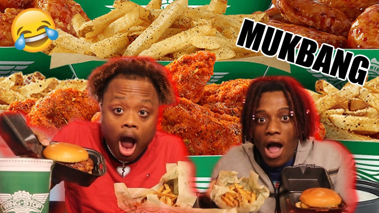 WINGSTOP MUKBANG (FT. MY BROTHER)