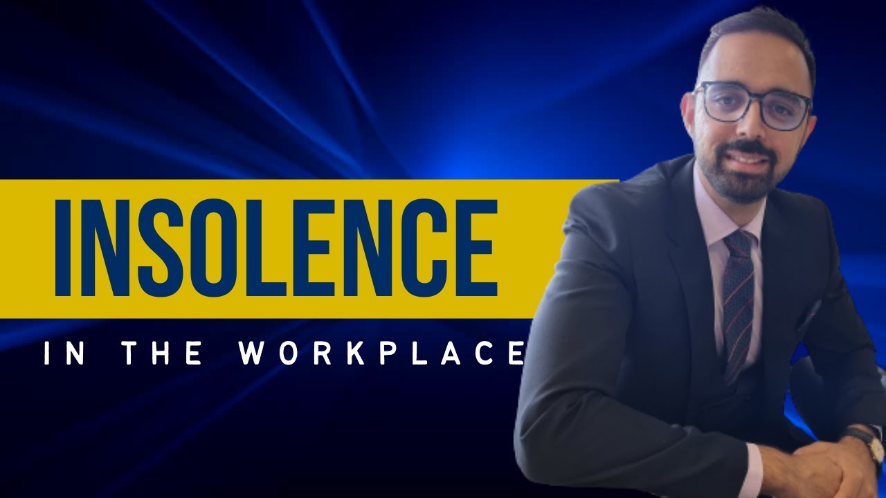[BL112D] INSOLENCE IN THE WORKPLACE