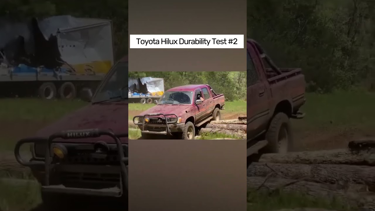 Toyota Hilux durability test  #2 #youtubeshorts #trendingshorts