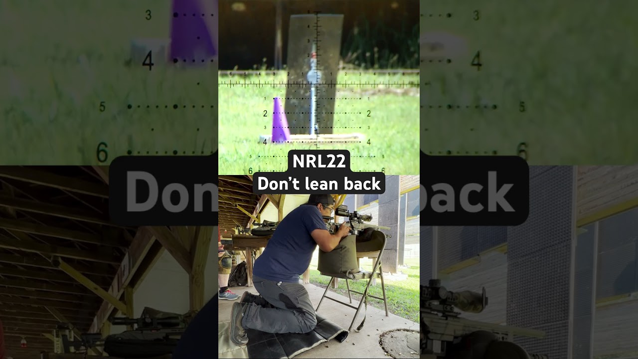 NRL22 - Don&rsquo;t lean back #shorts #nrl22 #rimfire #precisionrimfire #precisionrifle