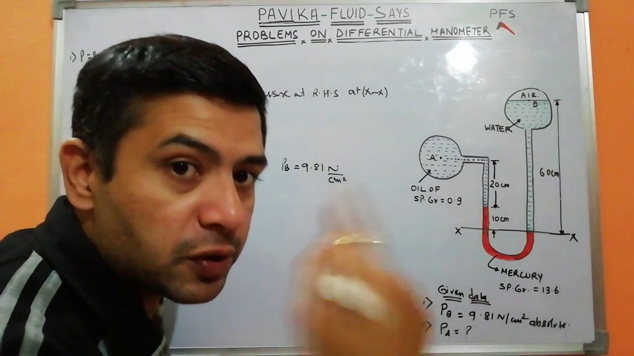 Problems on differential manometer I