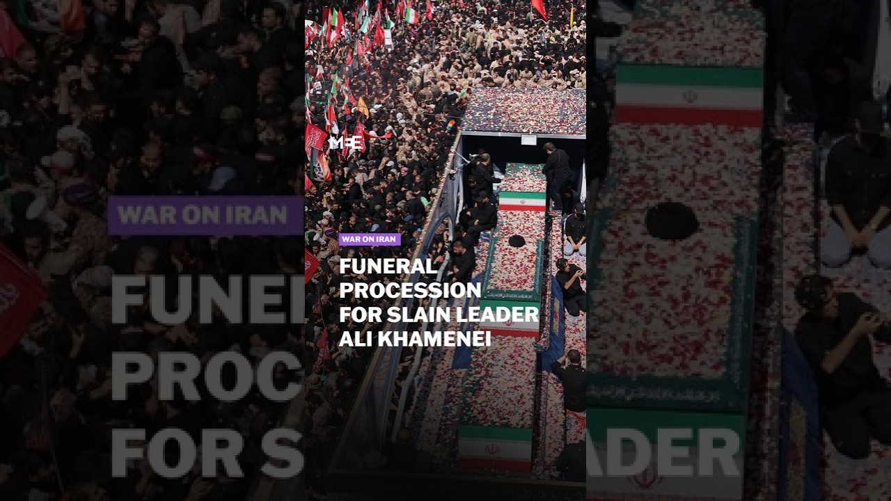 Funeral procession for former supreme leader begins in Tehran