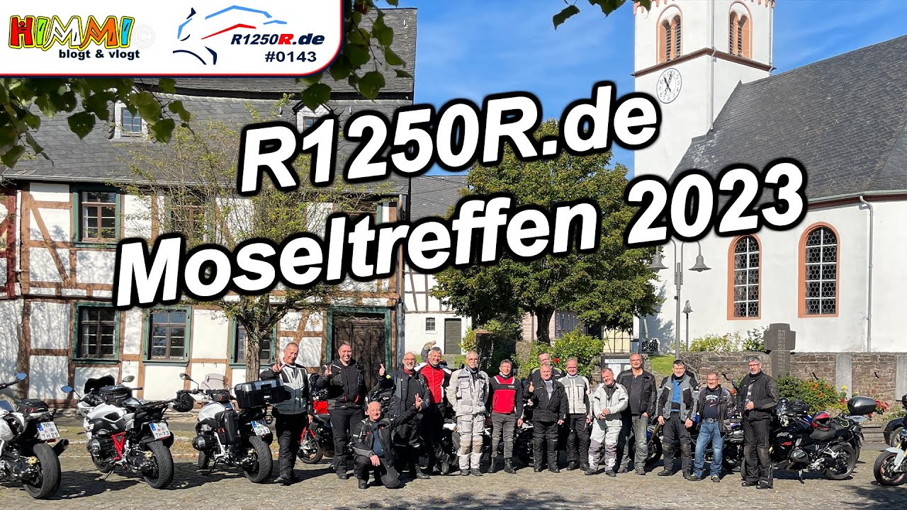 R1250R.de Treffen an der Mosel | BMW R1250R | #motovlog 143 | Besuch vom Partner @WunderlichGmbH​