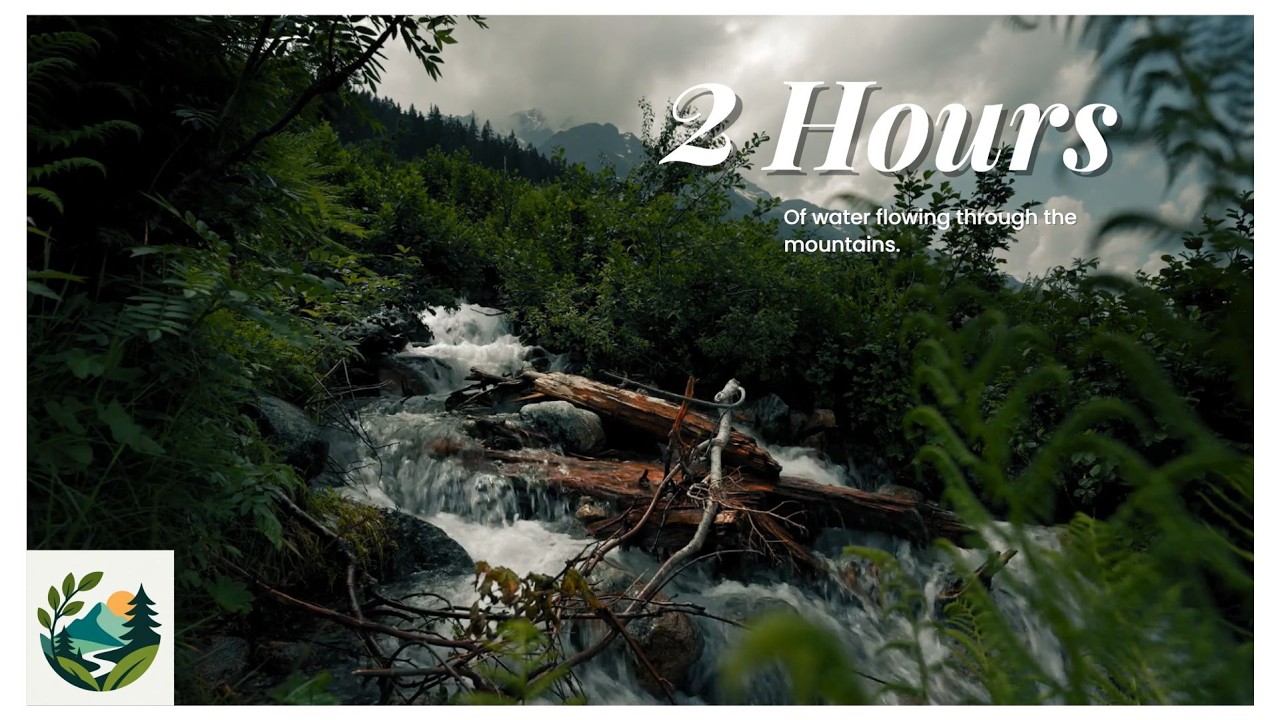 Water Sounds for Deep Sleep, Meditation or Focus | 2 Hours Pure White Noise