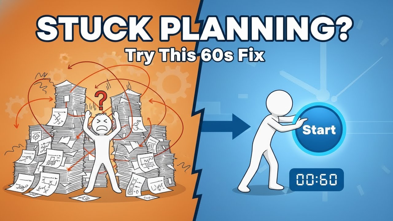 How To Stop Overplanning (With This 60-Second Start Ritual)