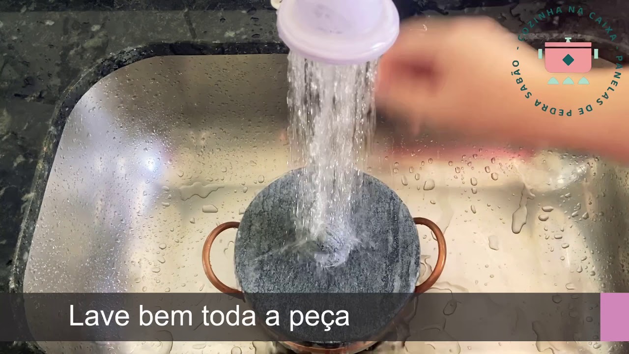 Processo de cura: PANELAS e FRIGIDEIRAS em PEDRA SABÃO!