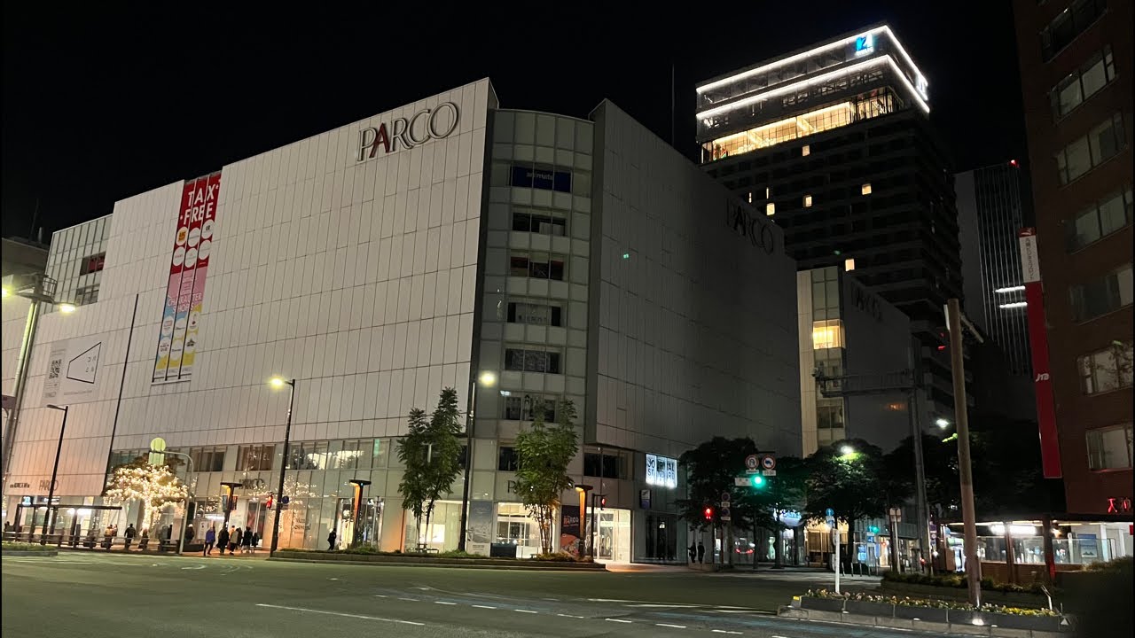 日曜夜の福岡を歩きましょうライブ(天神から〜)