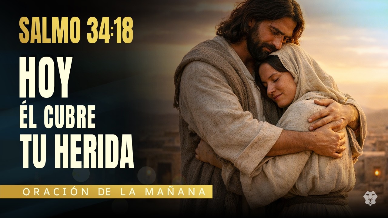 NADIE VIO TU HERIDA, PERO DIOS YA LA ESTÁ CUBRIENDO | Salmos 34:18 | Oración de la Mañana