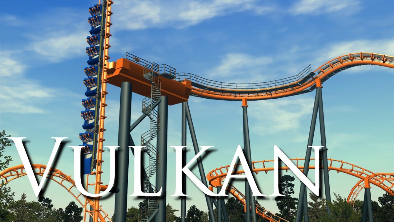 RCT3 - Vulkan (Tilting Coaster)
