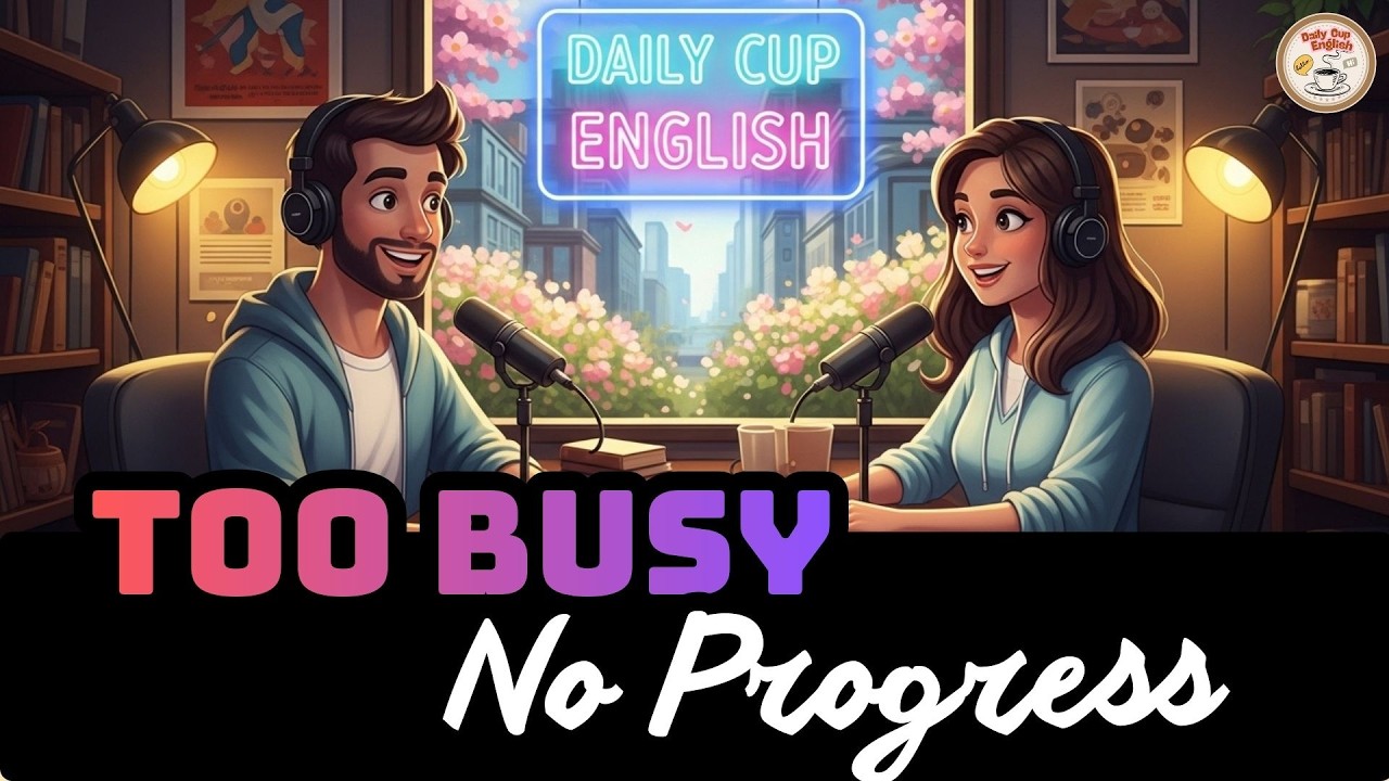 You’re Busy, But Not Productive | Daily Cup English Podcast