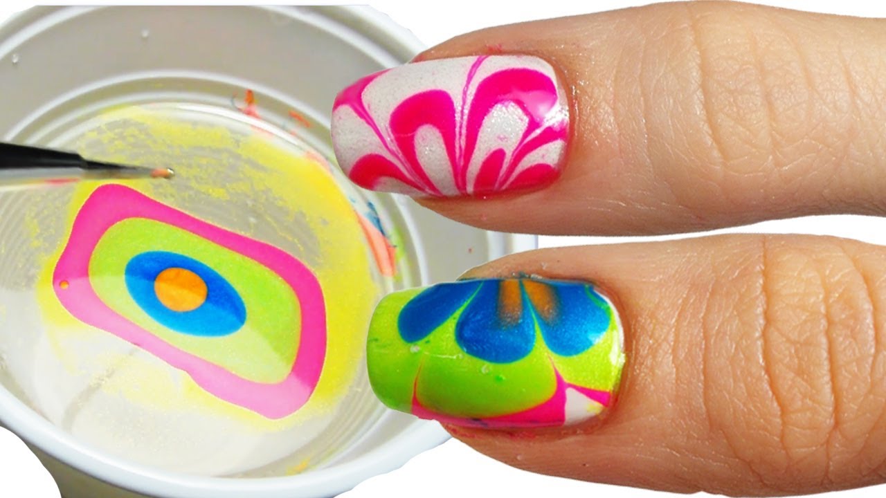 Come Fare la Water Marble Nail Art