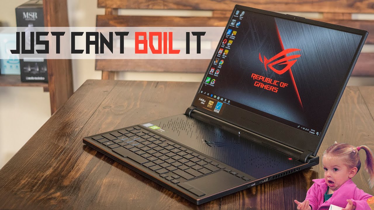 Asus ROG Zephyrus S GX531 Detailed Review - Elegance and Power. Gaming, Throttling, 144Hz Screen