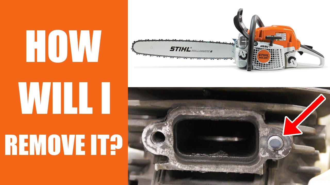 Сломанный болт глушителя в цилиндре бензопилы STIHL MS291 &mdash; вот как это исправить!