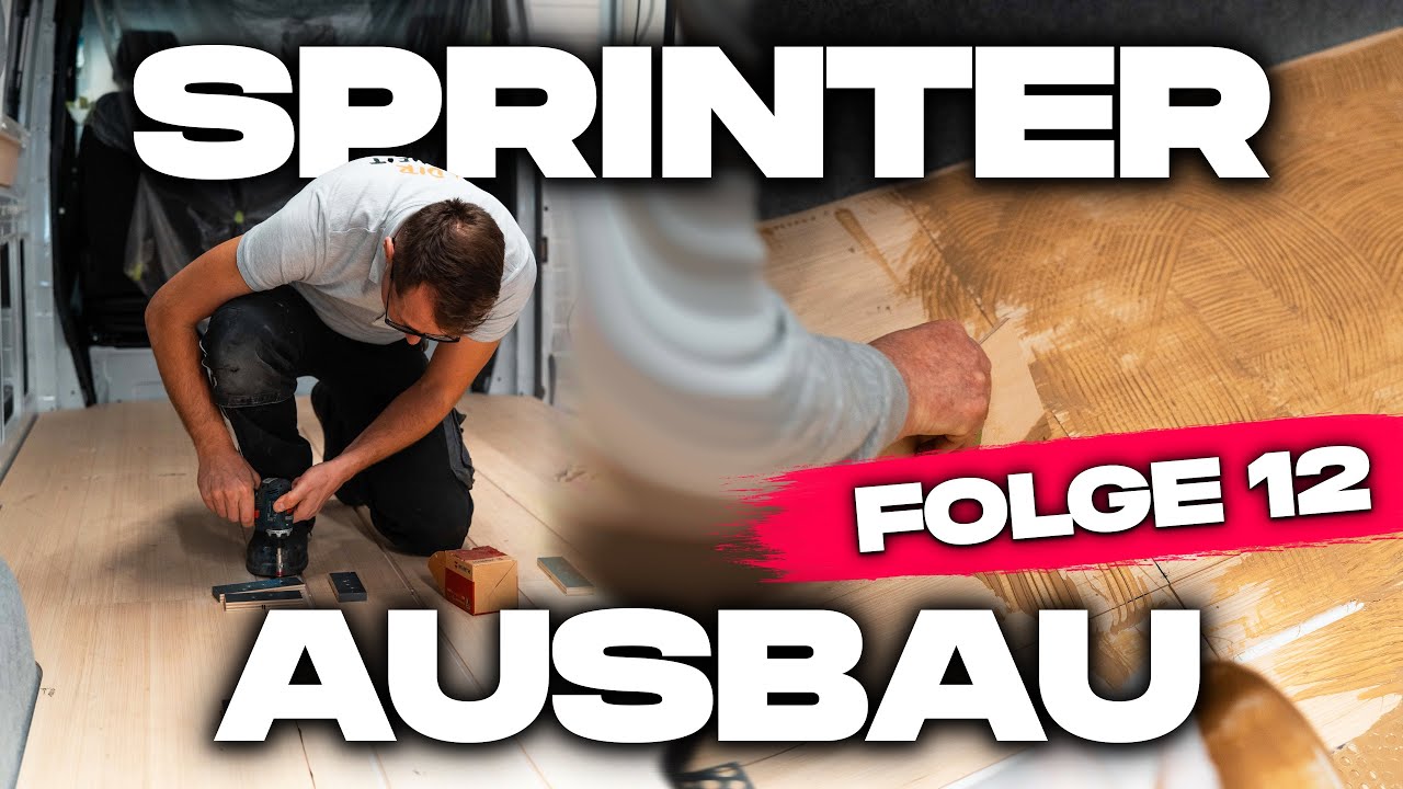Bodenplatten-Einbau & Fußbodenheizung im Sprinter | Ausbaufolge 12 – Campermeyer