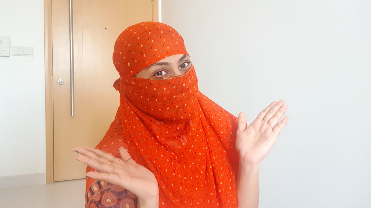 How to cover face with stole/dupatta || 5 different ways to style a scarf/stole