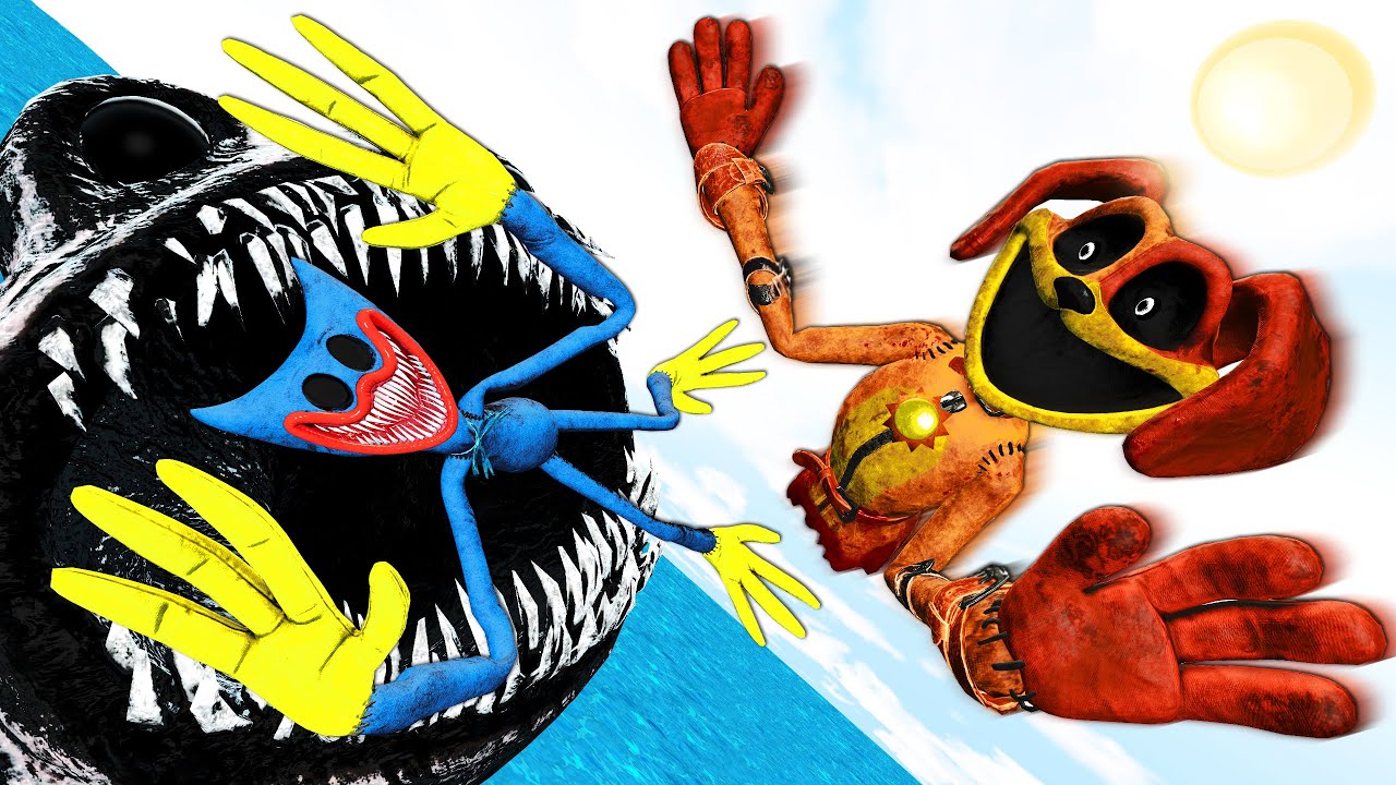 Poppy Playtime Chapter 3 VS ZOONOMALY Monsters - Ragdoll Falls [GMOD]