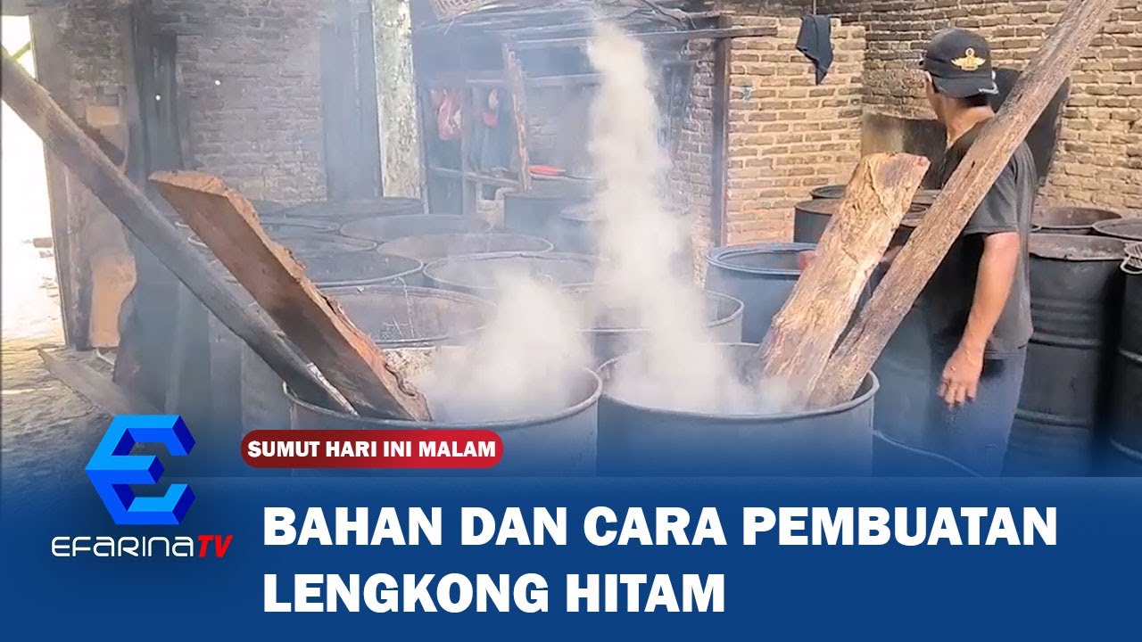 Bahan dan Cara Pembuatan Lengkong Hitam