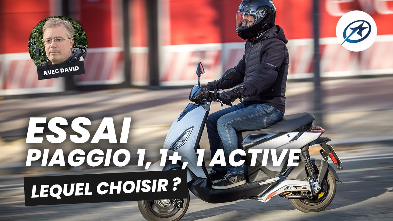 Scooter Piaggio 1, 1+, active - Lequel choisir ? Essai 2022