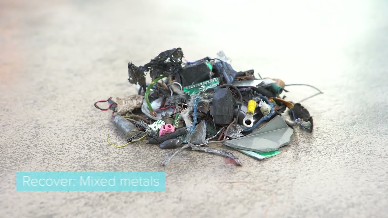 Post-Shredder - Recovery of mixed metals from ELV