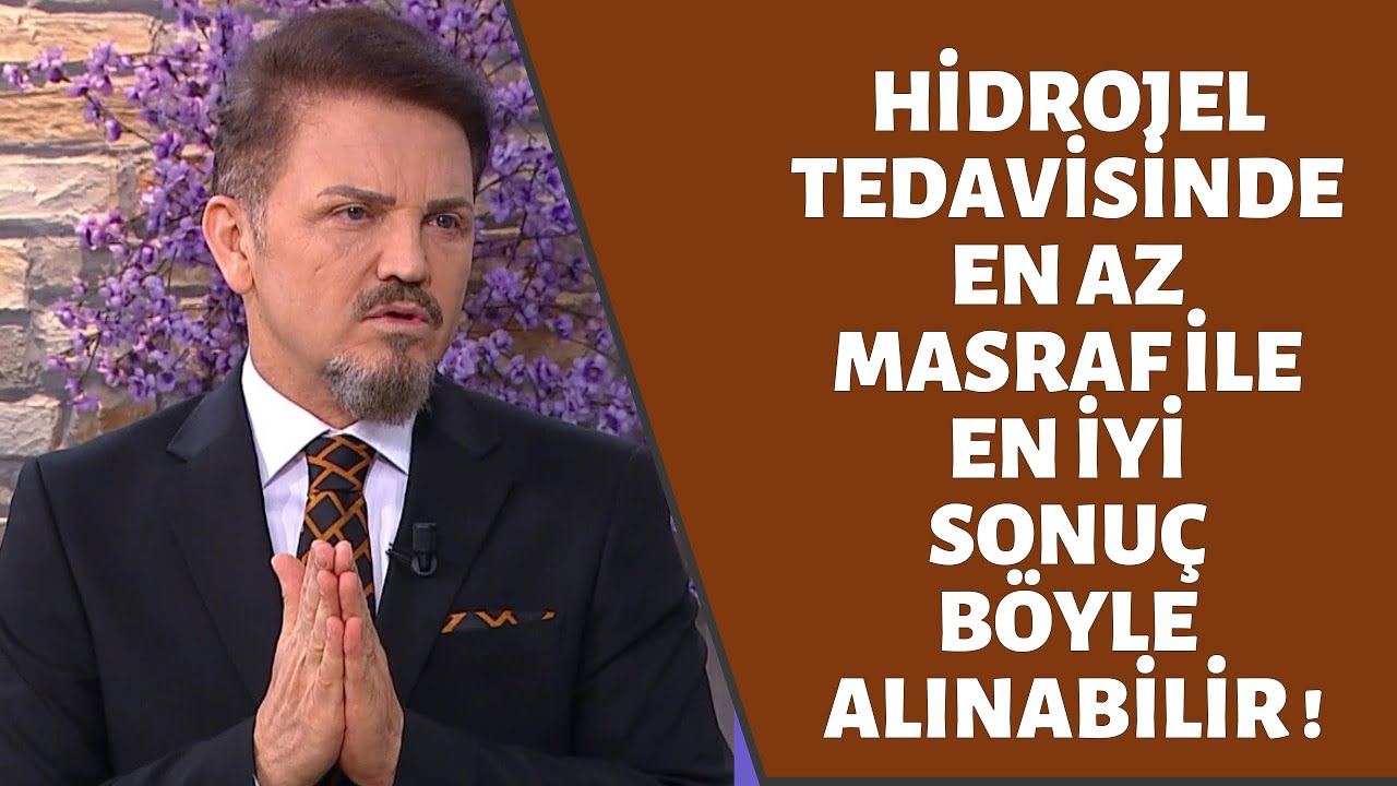 HİDROJEL TEDAVİSİNDE EN AZ MASRAF İLE EN İYİ SONUÇ BÖYLE ALINABİLİR !